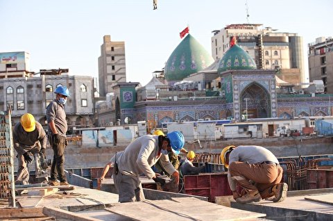 مشارکت خیر هندیجانی در ساخت صحن عقیله بنی هاشم در کربلا