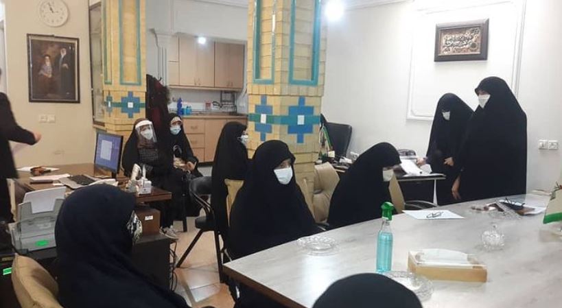 جلسه امور بانوان ستاد بازسازی عتبات عالیات استان قزوین