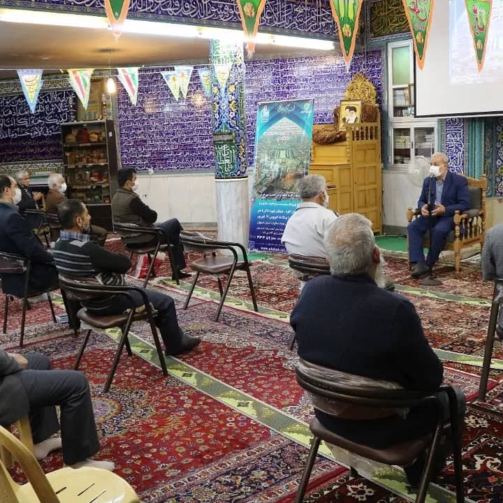 دیدار آقای عسکری با خادمین و رابطین منطقه چهار شهر اصفهان