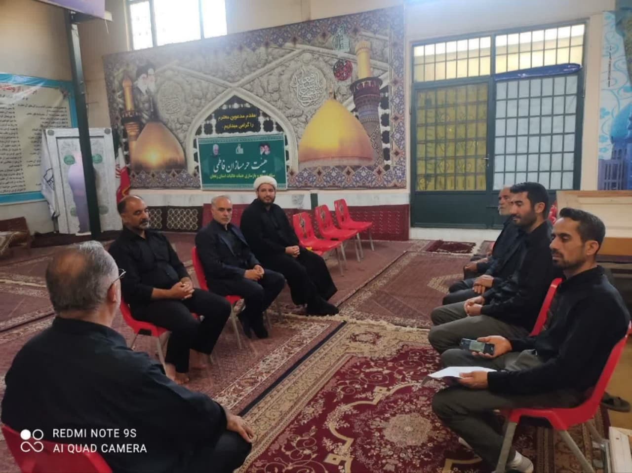 دیدار هیئت امناء موکب اربعین حسینی حضرت رقیه(س) با مسئولین ستاد توسعه و بازسازی عتبات عالیات استان