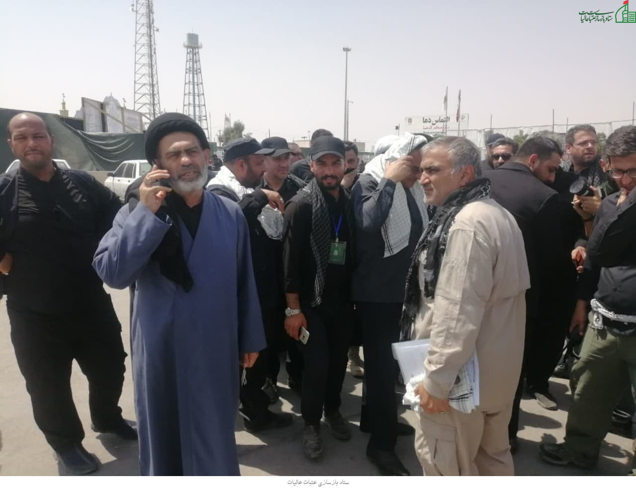 سرکشی های مستمر و نظارت میدانی بر روند خدمات رسانی مواکب اربعین حسینی