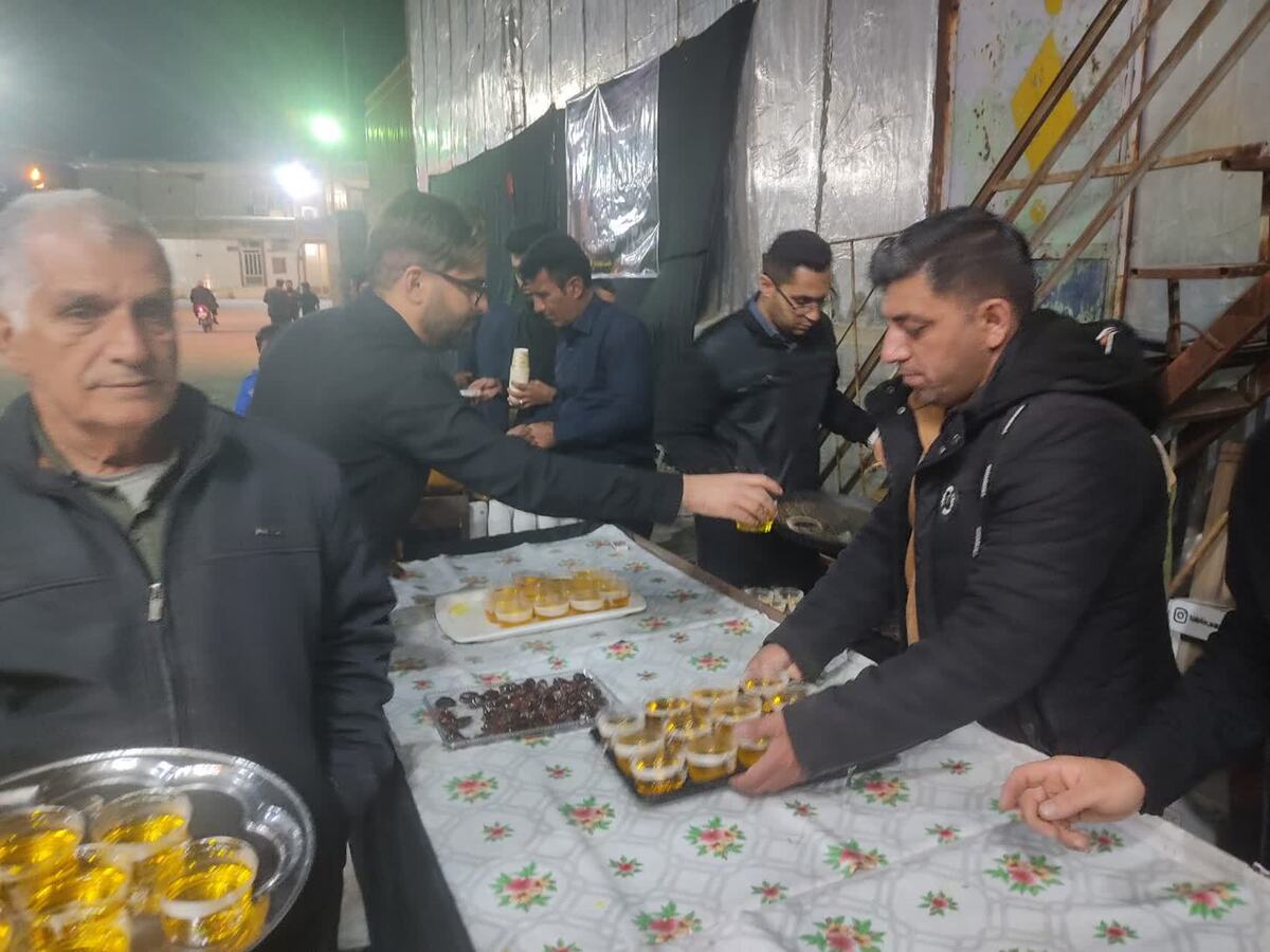 حضور پرشور مواکب در مراسمات عزاداری شهادت رهبر انقلاب