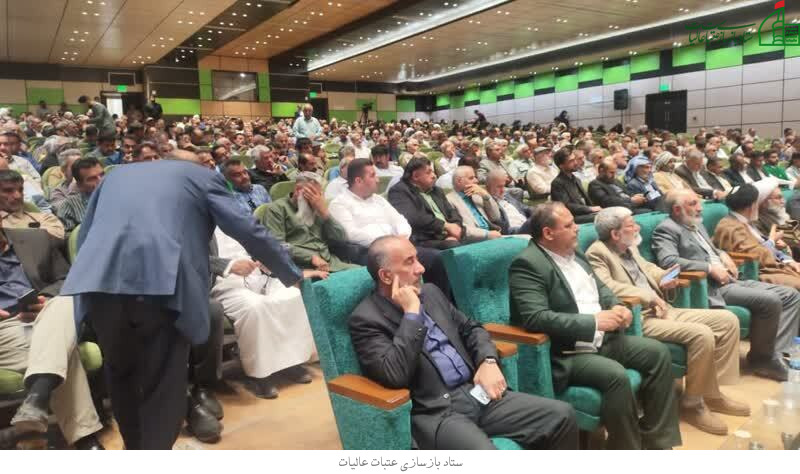 برگزاری اجتماع بزرگ مواکب اربعین حسینی منطقه4 ستاد توسعه وبازسازی عتبات عالیات کشور