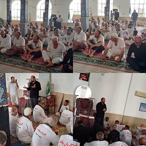 استقبال باشکوه از کاروان پیاده‌روی اربعین در ایذه