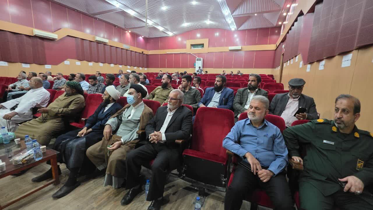 مراسم تجلیل از خادمین مواکب اربعین حسینی شهرستان ماهشهر