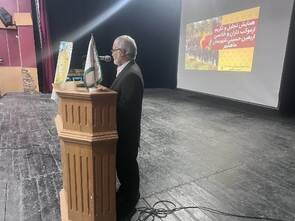 مراسم تجلیل از خادمین مواکب اربعین حسینی شهرستان ماهشهر