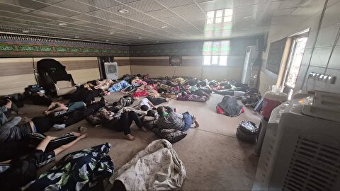 گزارش تصویری از اسکان و تغذیه زائران اربعین در بندر امام خمینی ره
