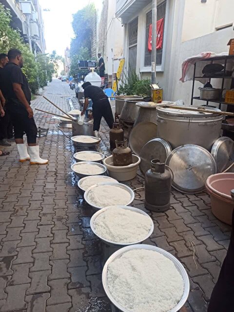 عشق و شور خدمت رسانی در مواکب اربعین حسینی خوزستانی مستقر در عراق به روایت فیلم و عکس